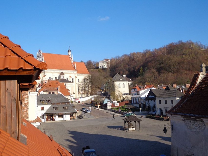 Widok na kazimierski rynek z nowej siedziby Muzeum...