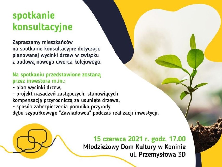 Poster promujący konsultacje