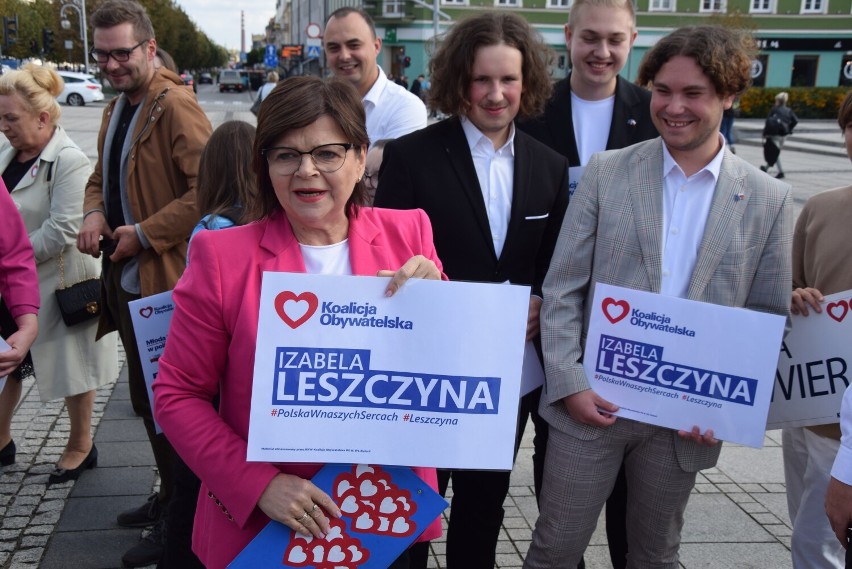 Częstochowa. Koalicja Obywatelska podsumowała kampanię wyborczą. Leszczyna: "Byliśmy na targach, ryneczkach, ulicach w całym regionie"