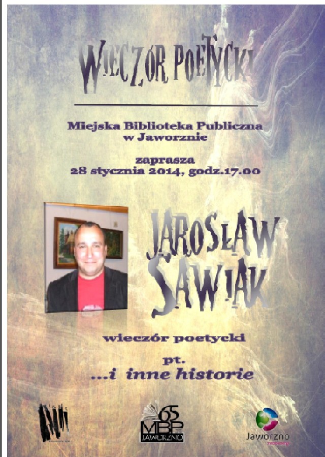 Biblioteka w Jaworznie. Wieczór poetycki Jarosława Sawiaka