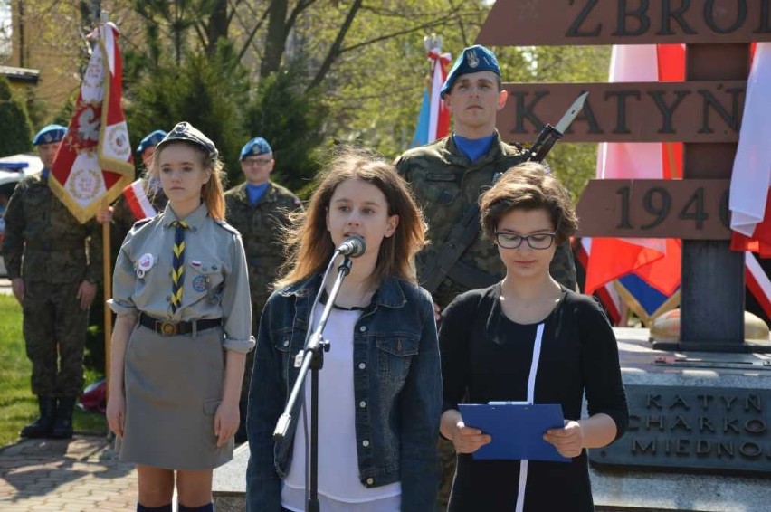 Uroczystości upamiętniające rocznicę Zbrodni Katyńskiej.