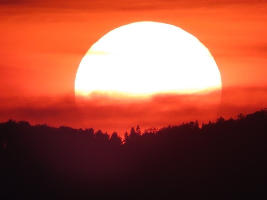 Niesamowite fotografie z Muszyny. Zachód słońca ze szczytu Malnik i przyroda Beskidu Sądeckiego [ZDJĘCIA]