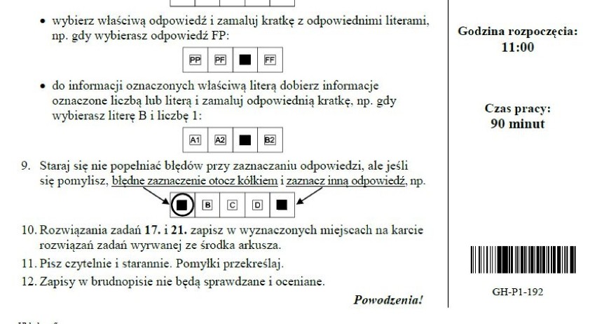 Egzamin gimnazjalny 2019. Język polski ARKUSZ I ODPOWIEDZI. Testy gimnazjalne (cz. humanistyczna) z języka polskiego 10.04.2019