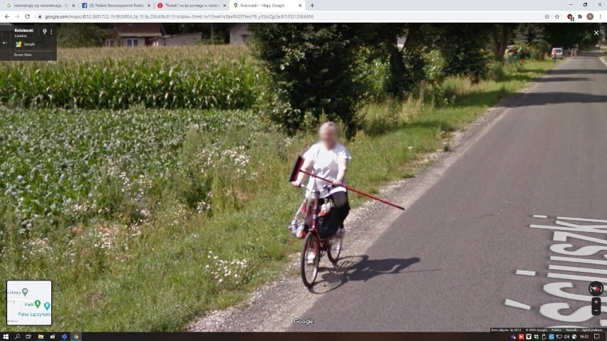 Mieszkańcy gminy Kiernozia na Google Street View. Kogo złapała kamera? [ZDJĘCIA]