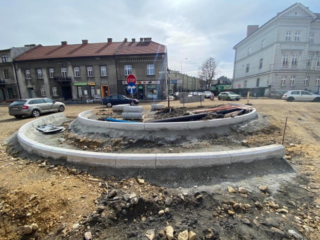 Budowa ronda w Wadowicach to część remontu ulicy Lwowskiej