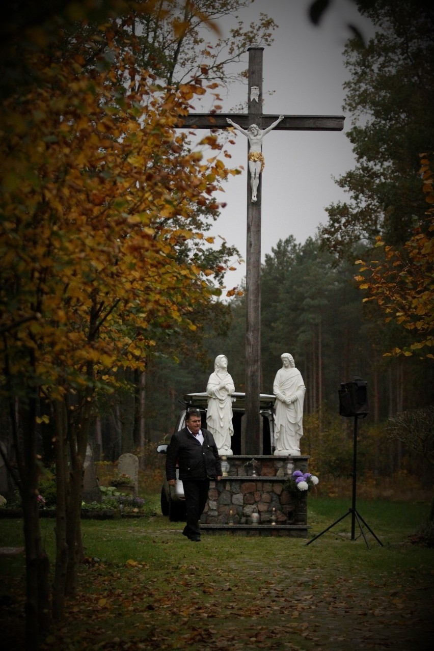 Pogrzeb Henryka Doeringa 24.10.2017 - cmentarz Białogóra