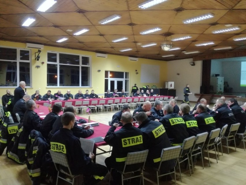 Narada operacyjno-szkoleniowa jednostek Ochotniczych Straży Pożarnych z terenu powiatu złotowskiego