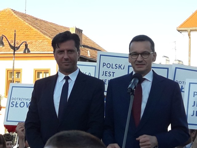 Kandydatura Krzysztofa Kokoszki na burmistrza Bochni została poparta przez premiera RP Mateusza Morawieckiego