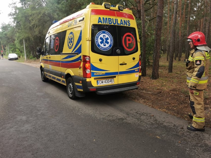 Wypadek na ulicy Ziołowej we Włocławku