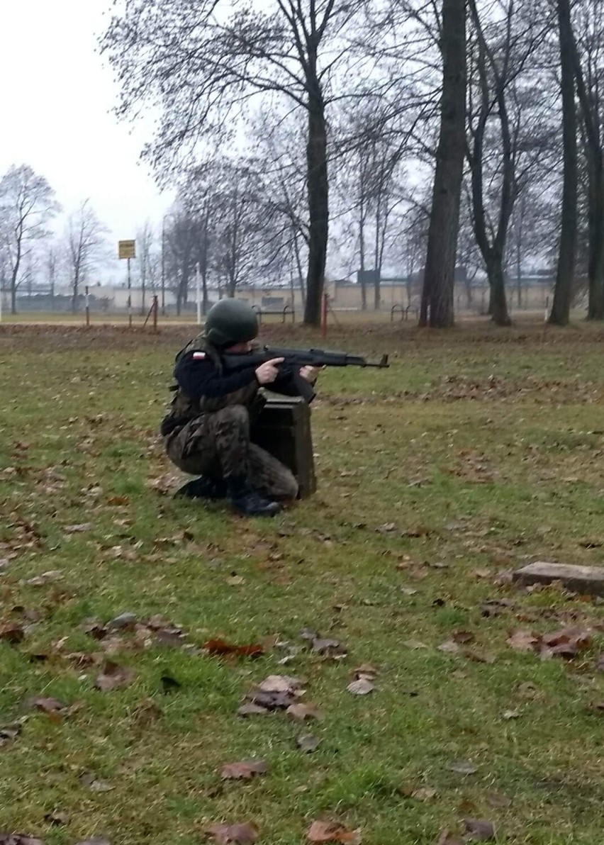 Egzamin końcowy kadetów Zespołu Szkół w Zduńskiej Woli