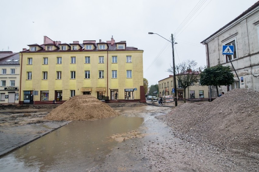 W tej chwili trwają prace w ulicy Krakowskiej