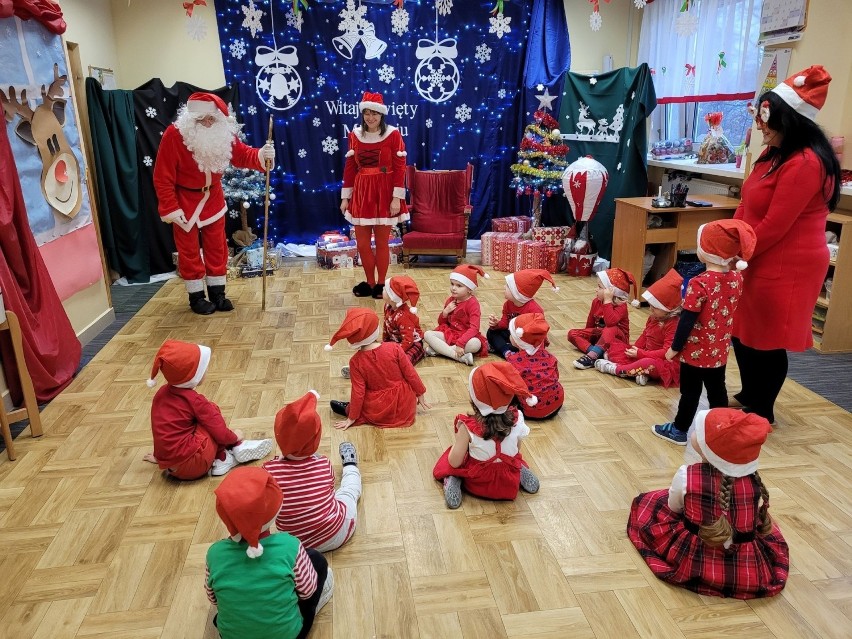 Święty Mikołaj nie mógł zapomnieć o przedszkolu Bajkowa Kraina w Końskich [ZDJĘCIA, WIDEO]