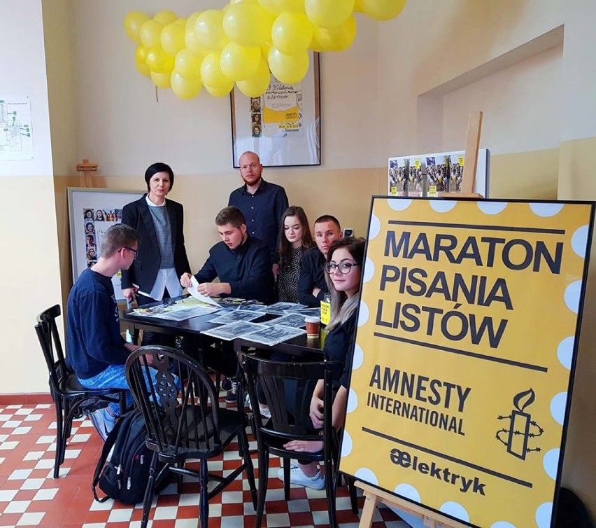 Maraton Pisania Listów Amnesty International 2018 w ZSE-E w...