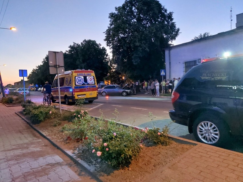 Zderzenie volkswagena z audi w Izbicy Kujawskiej [zdjęcia]