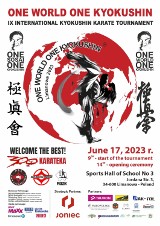 Wielkie święto karate kyokushin w Limanowej. W najbliższą sobotę (17 czerwca) odbędzie się turniej ONE WORLD ONE KYOKUSHIN