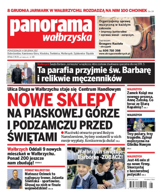 Panorama Wałbrzyska wydanie z 4 grudnia 2017 r.