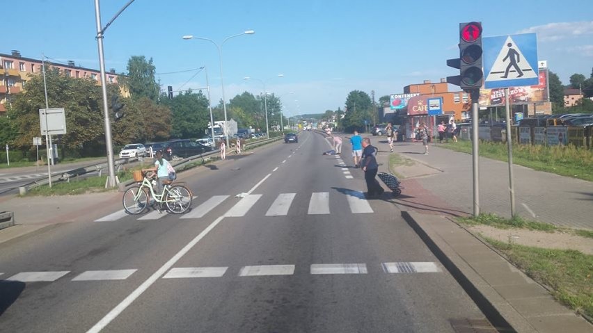 Śmiertelny wypadek na drodze w Wejherowie [ZDJĘCIA]