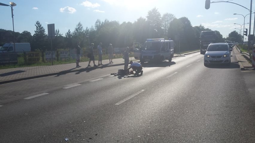 Śmiertelny wypadek na drodze w Wejherowie [ZDJĘCIA]