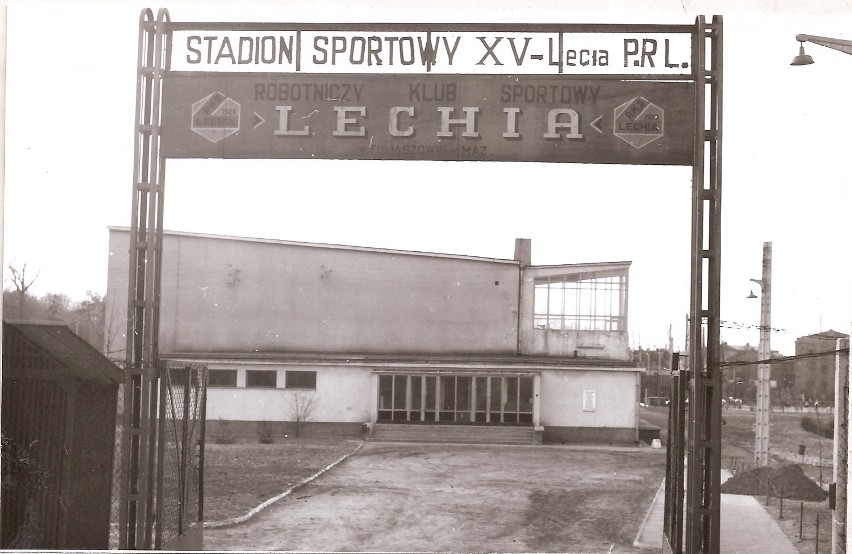 Stadion i hala RKS Lechia Tomaszów Maz. w latach 60. XX wieku [STARE ZDJĘCIA]