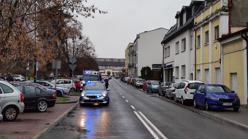 Protest rolników przed prokuraturą w Piotrkowie 7.12.2022