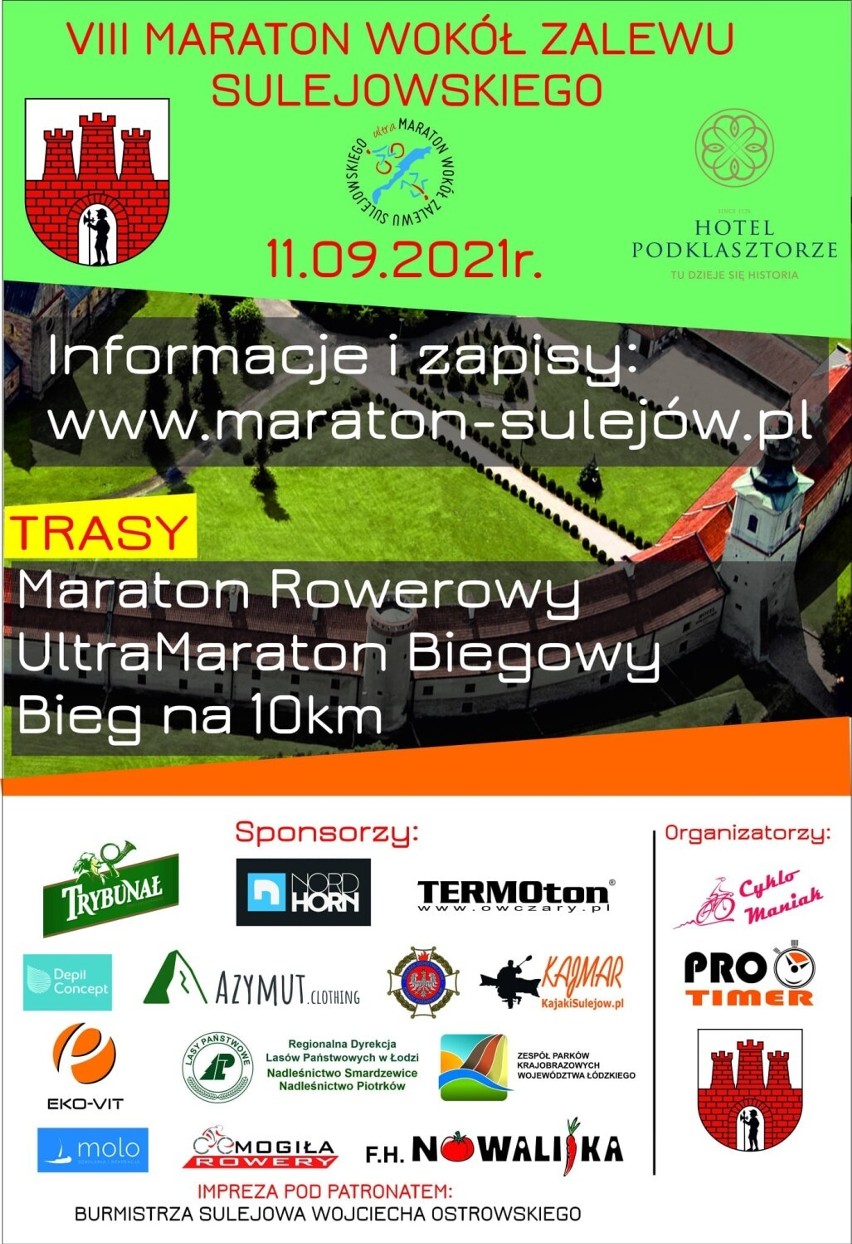 Maraton wokół Zalewu Sulejowskiego w najbliższy weekend. Trwają zapisy PROGRAM