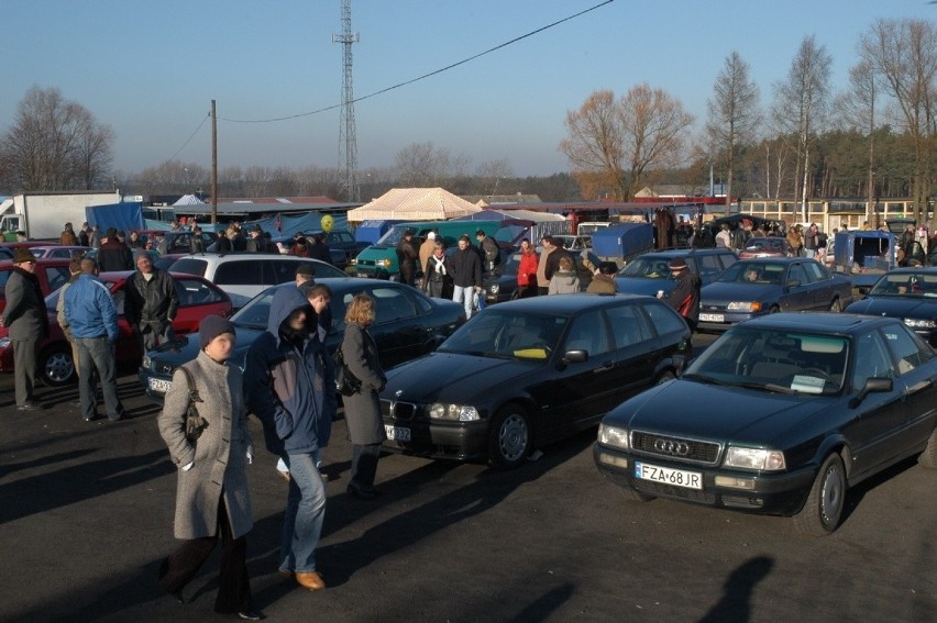 Choć giełdy samochodowej na zielonogórskim Chynowie nie ma...