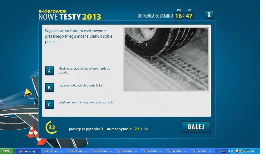 W nowych testach na prawo jazdy na przeczytanie pytania i...