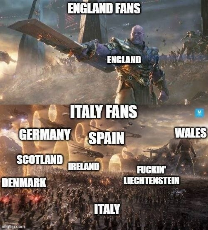 Najlepsze memy po finale Włochy - Anglia. Italia nie oddała pucharu Anglikom [galeria]
