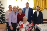 Kazimiera Nowak z Wrońska ma 100 lat. Życzenia złożyły jej władze gminy Konopnica i rodzina ZDJĘCIA