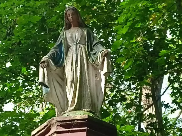 120 lat temu Ignacy i Helena Bnińscy postawili figurę w parku w Pietronkach