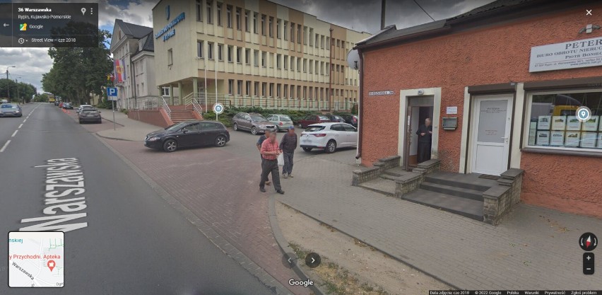 Przyłapani przez Google Street View na ulicach Rypina. Rozpoznajesz kogoś? Zobacz zdjęcia