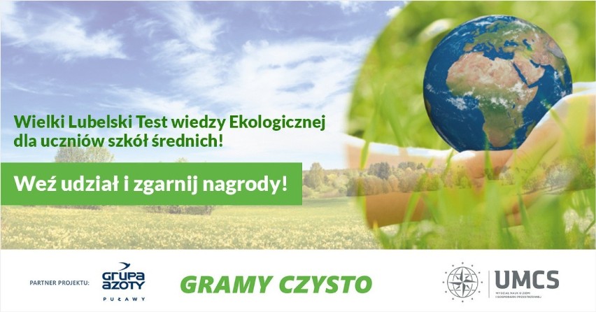 Weź udział w naszym Teście Wiedzy Ekologicznej i wygraj atrakcyjne nagrody!