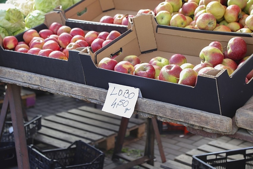 Ceny warzyw  i owoców na targu w Rybniku