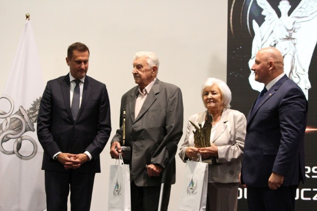 Nagrodzeni podczas Gali olimpijczycy z Chełmna: Alfons Niklas - lekkoatleta, młociarz, olimpijczyk z 1956 roku z Melbourne