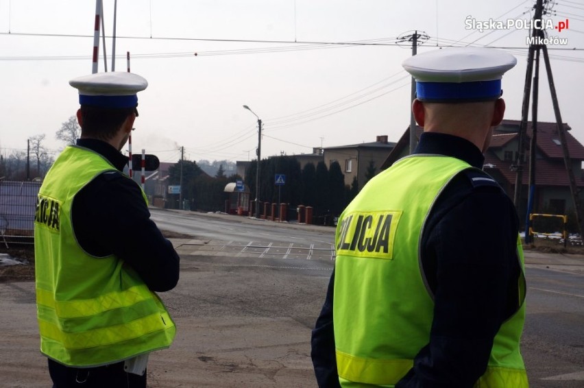 Policja w Mikołowie: kontrole przejazdów kolejowych