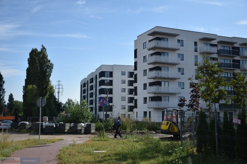 Przy ul. Celulozowej powstały cztery bloki z mieszkaniami na...