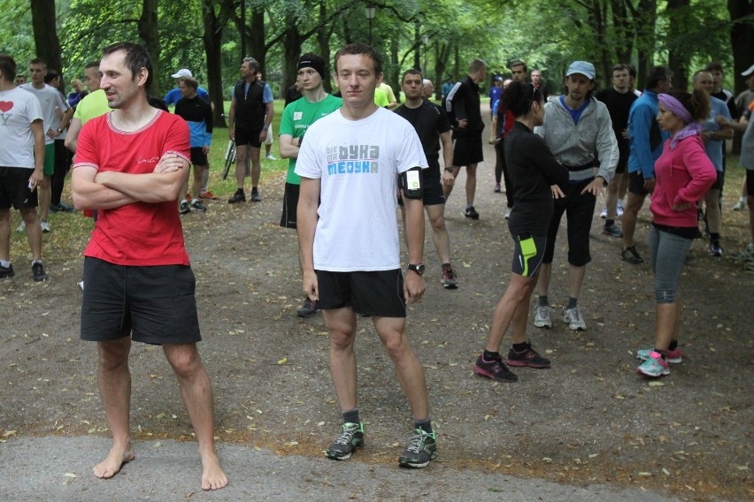 Parkrun w Parku Poniatowskiego w Łodzi - 12 lipca 2014 r.