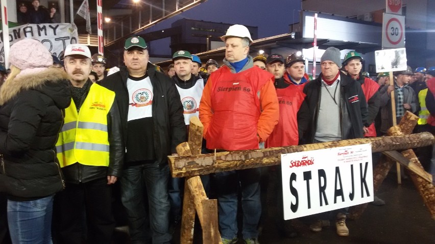 Strajk w KWK Budryk 2015. Środowy wiec w Ornontowicach nadawała na żywo TV Trwam