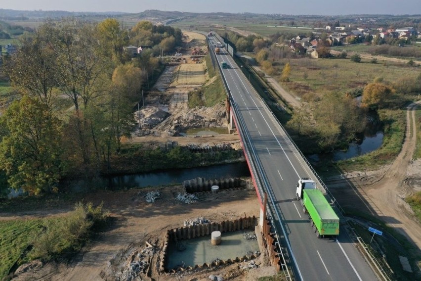 Obecnie na drodze ekspresowej S1 od Podwarpia do Pyrzowic...