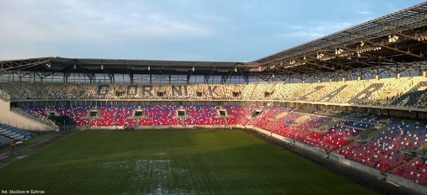 Nowy stadion Górnika Zabrze - pierwszy mecz roegrany został...
