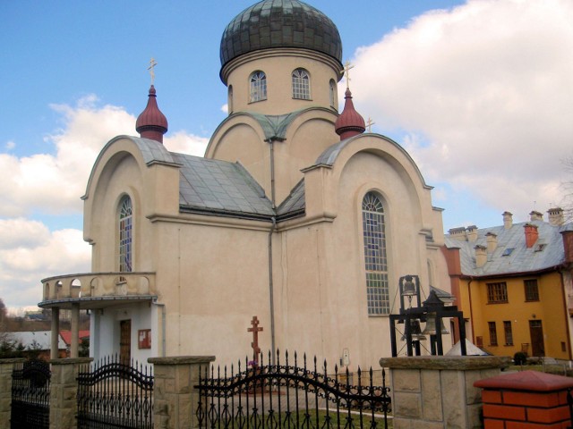 Prawosławna cerkiew św. Tr&oacute;jcy w Gorlicach. Fot. Alicja Nowak