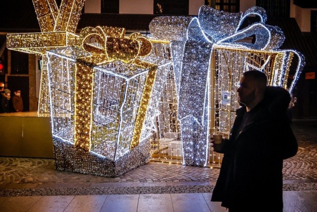 Świąteczne iluminacje w Gdańsku włączono 5.12.2020 r.