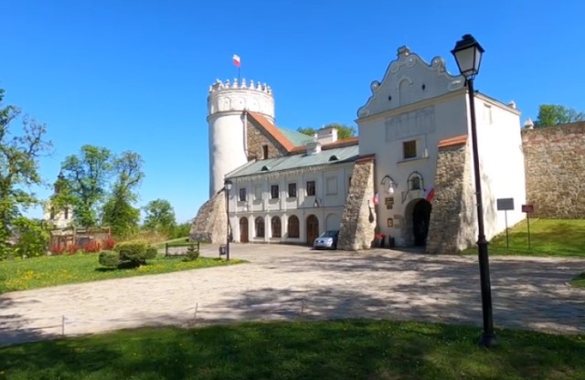 Zamek Kazimierzowski w Przemyślu. Kadr z filmu promocyjnego.