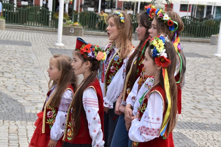 Po czwartkowym koncercie dzieci ukraińskich najmłodsi...