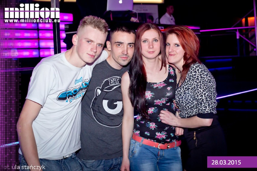 Impreza w klubie Million we Włocławku. 28 marca 2015