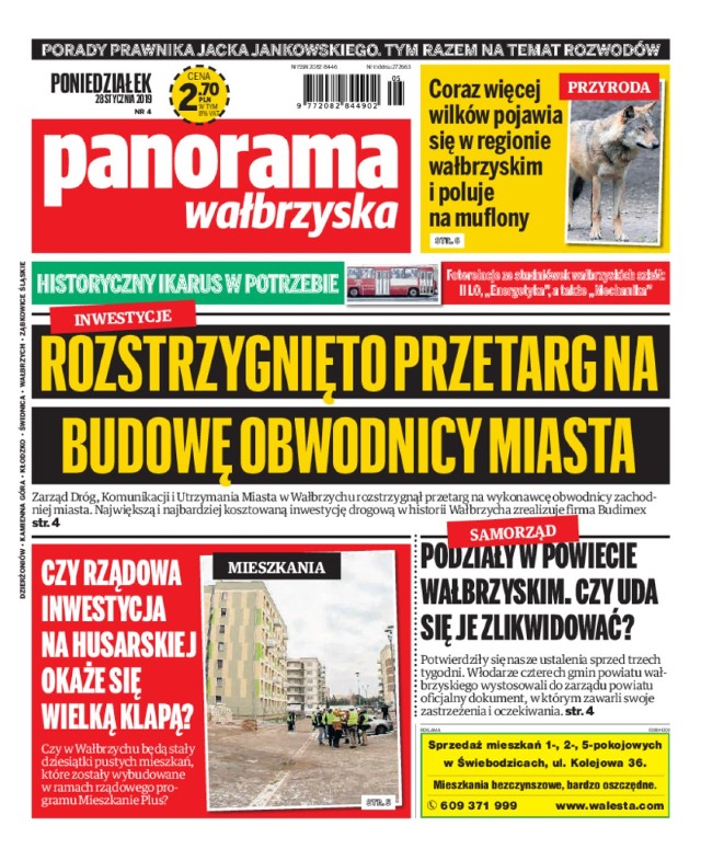 Panorama Wałbrzyska wydanie z 28 stycznia 2019 r.