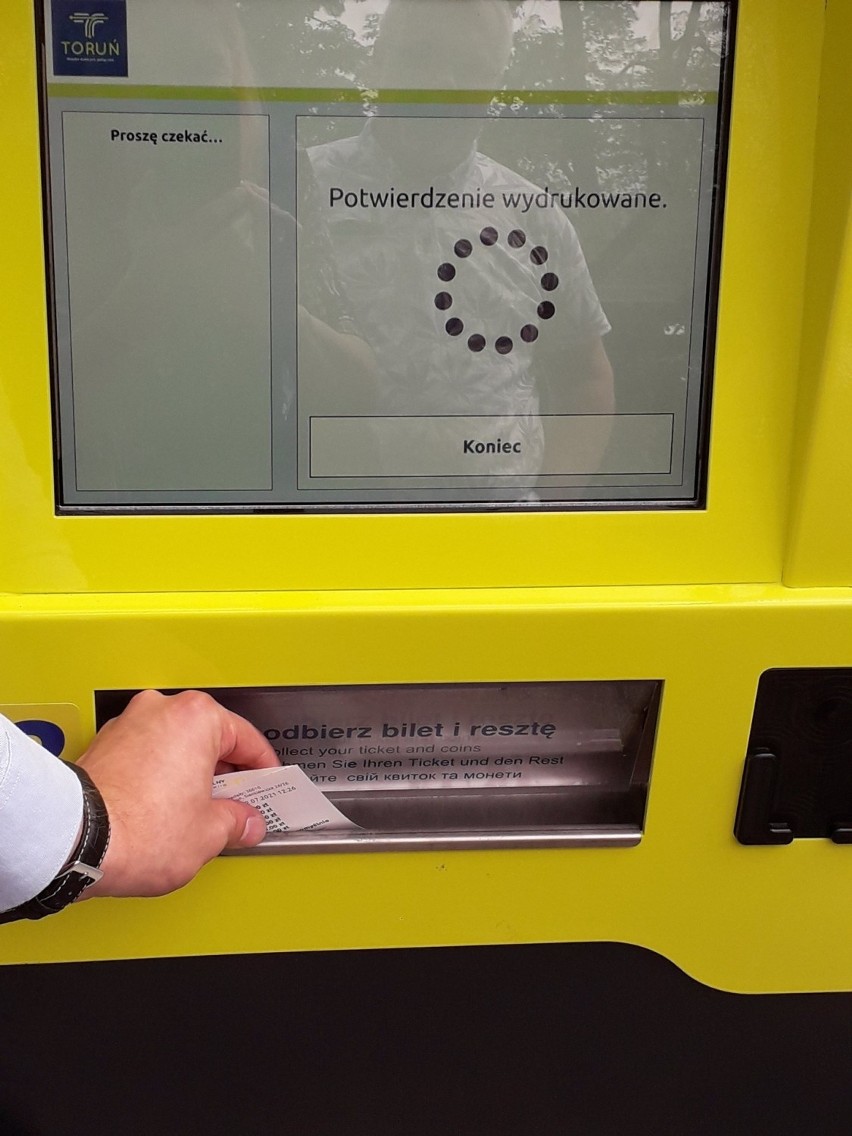 Pierwsze stacjonarne biletomaty pojawiły się w Toruniu