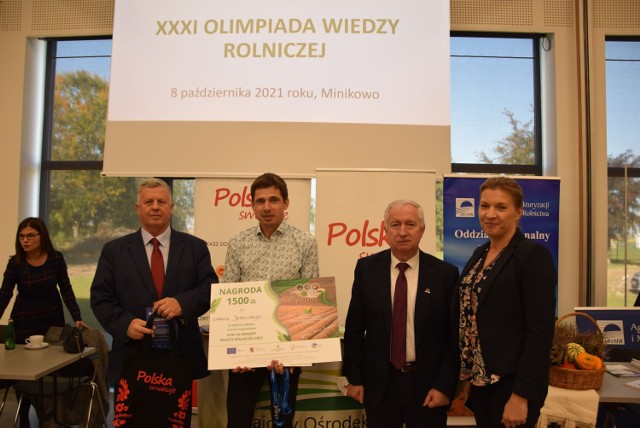 Łukasz Jankowski z Karnkowa w gm. Lipno był najlepszy podczas finału wojewódzkiego XXXI Olimpiady Wiedzy Rolniczej.
