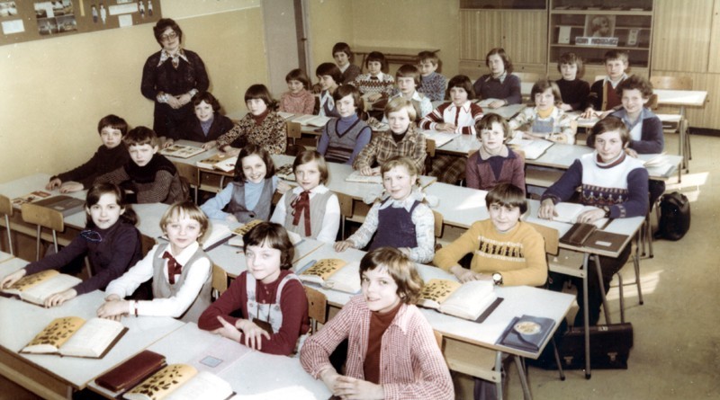 Klasa V a, rok szkolny 1977/78, SP nr 2 w Sycowie