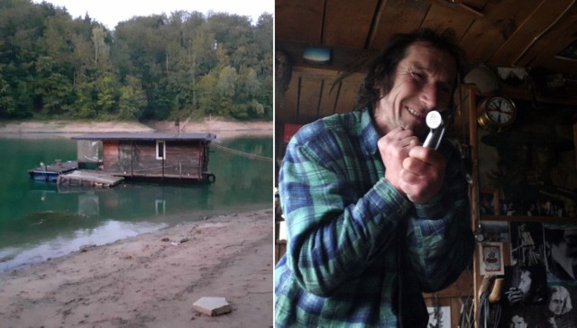 W domku na wodzie Michał Giercuszkiewicz mieszkał ponad 20 lat. Mimo śmierci artysty, tratwa "Blues" wciąż cieszy się zainteresowaniem turystów
